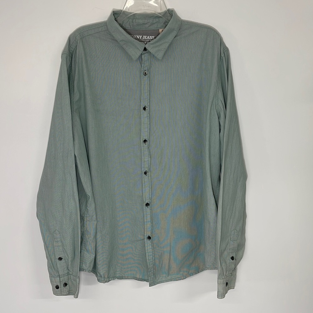 DKNY Men's Button Down Long Sleeve Shirt sz XXL
